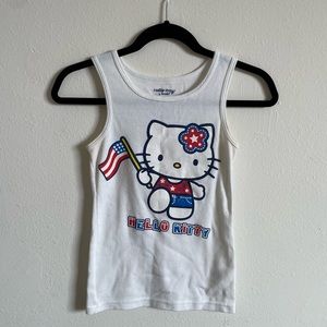 Hello Kitty fourth of july tank top